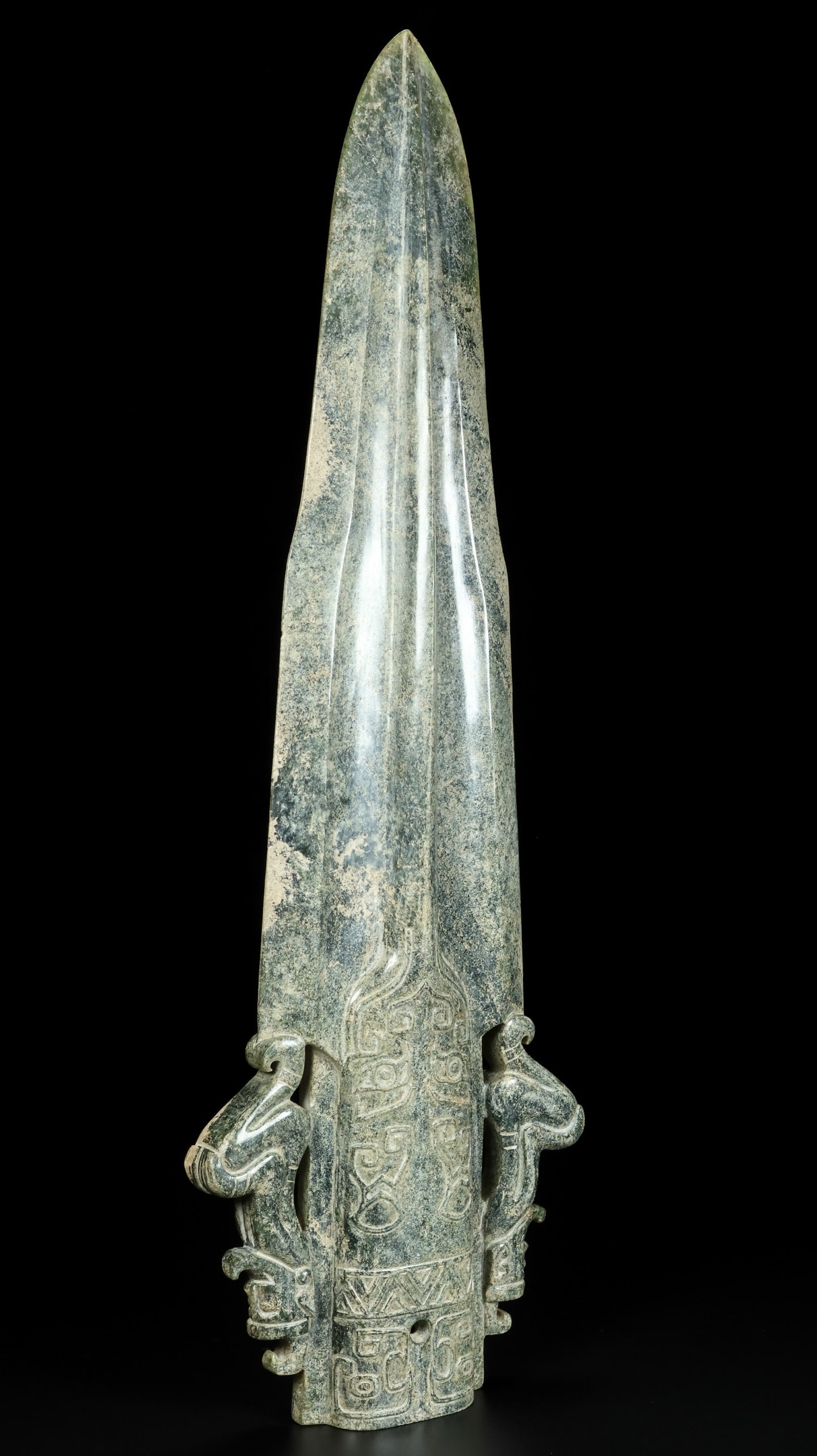 A Exquisite Hotan Jade Spear - 4