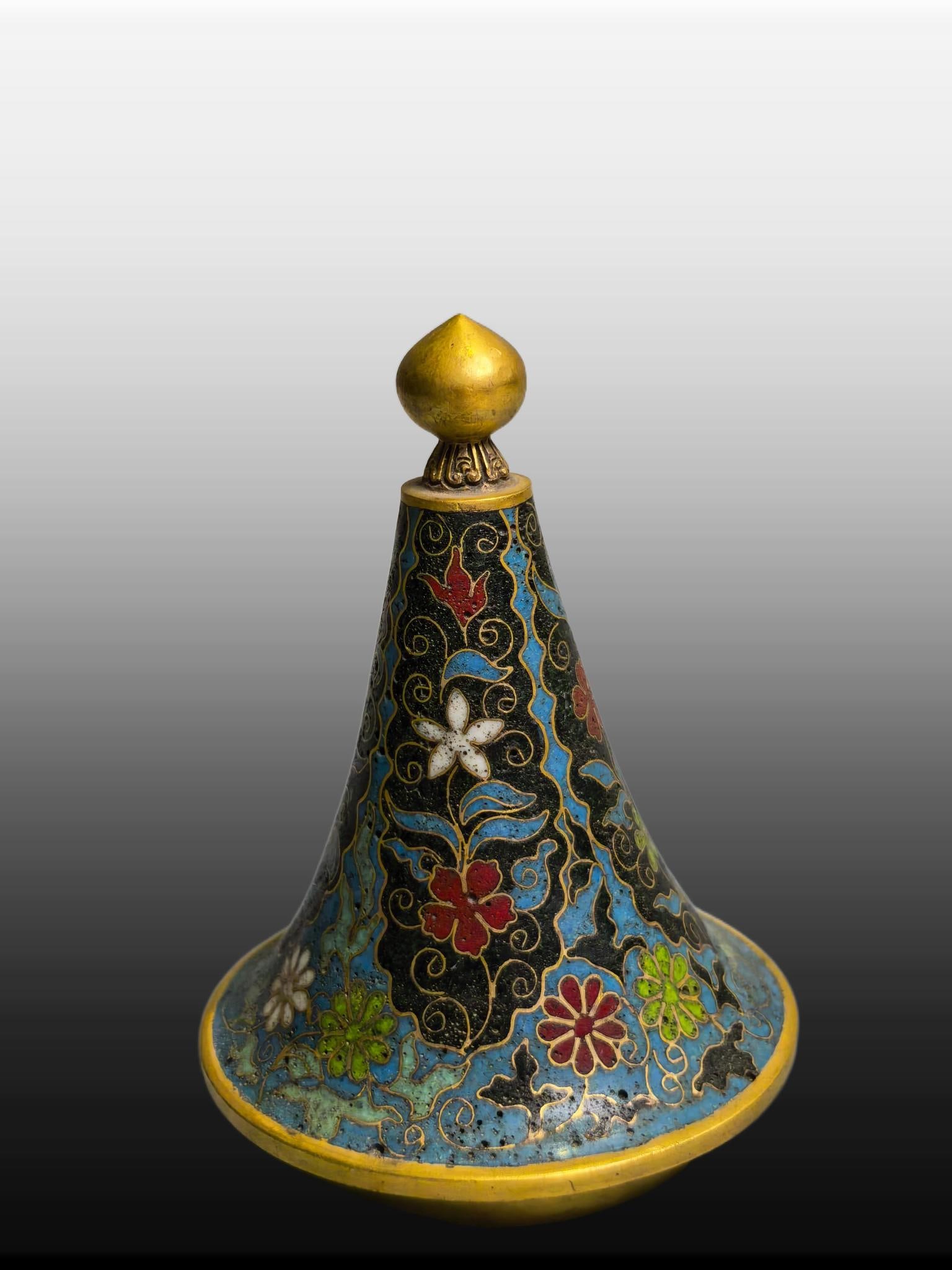 A Exquisite Cloisonne Lotus Pattern Ewer - 5
