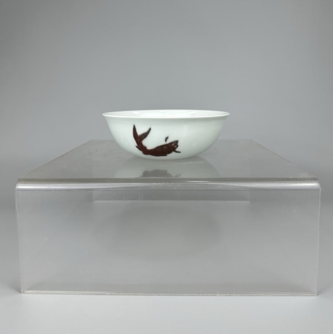 Underglaze-Red Fish Bowl - 2