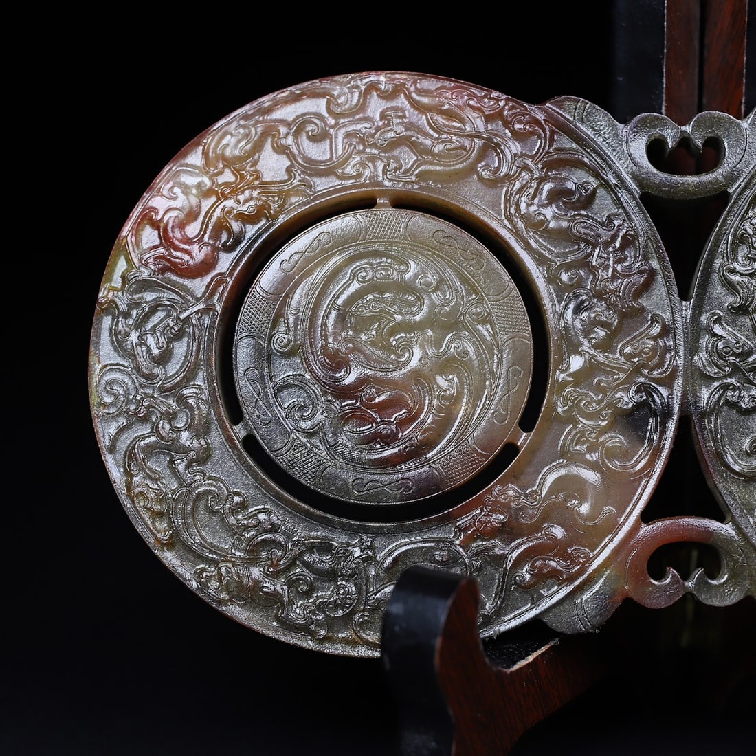 A Exquisite Hotan Jade Dragon Pattern Jade Pendant - 9