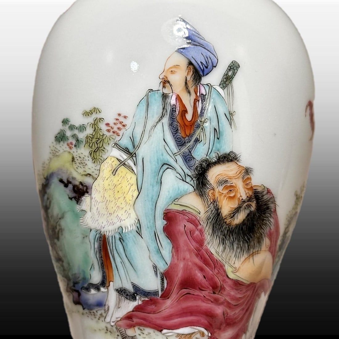 A Exquisite Famille-Rose Figures Pattern Vase - 10