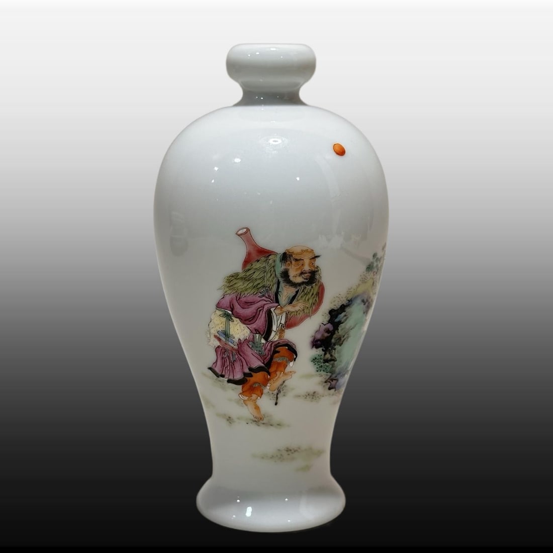 A Exquisite Famille-Rose Figures Pattern Vase - 2