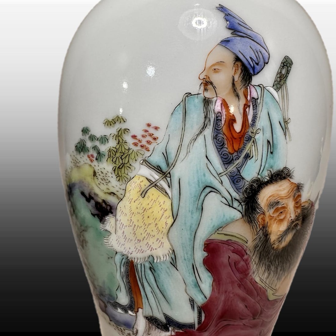 A Exquisite Famille-Rose Figures Pattern Vase - 6