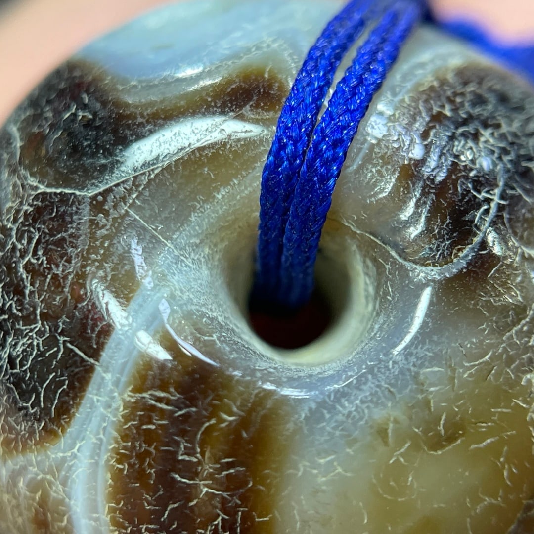 A Exquisite Two Eye Dzi bead - 7