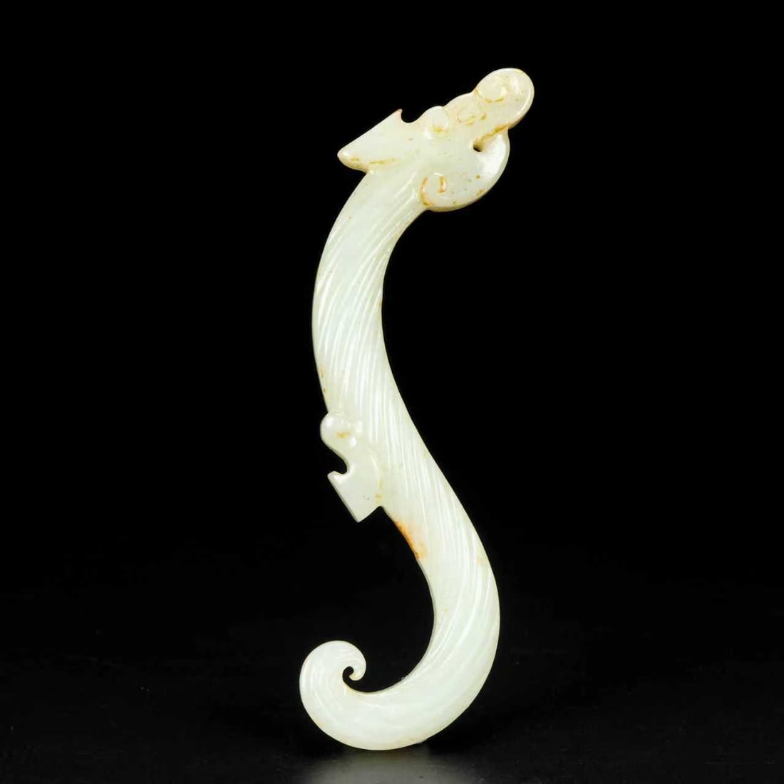 A Exquisite Hotan Jade Dragon - 4