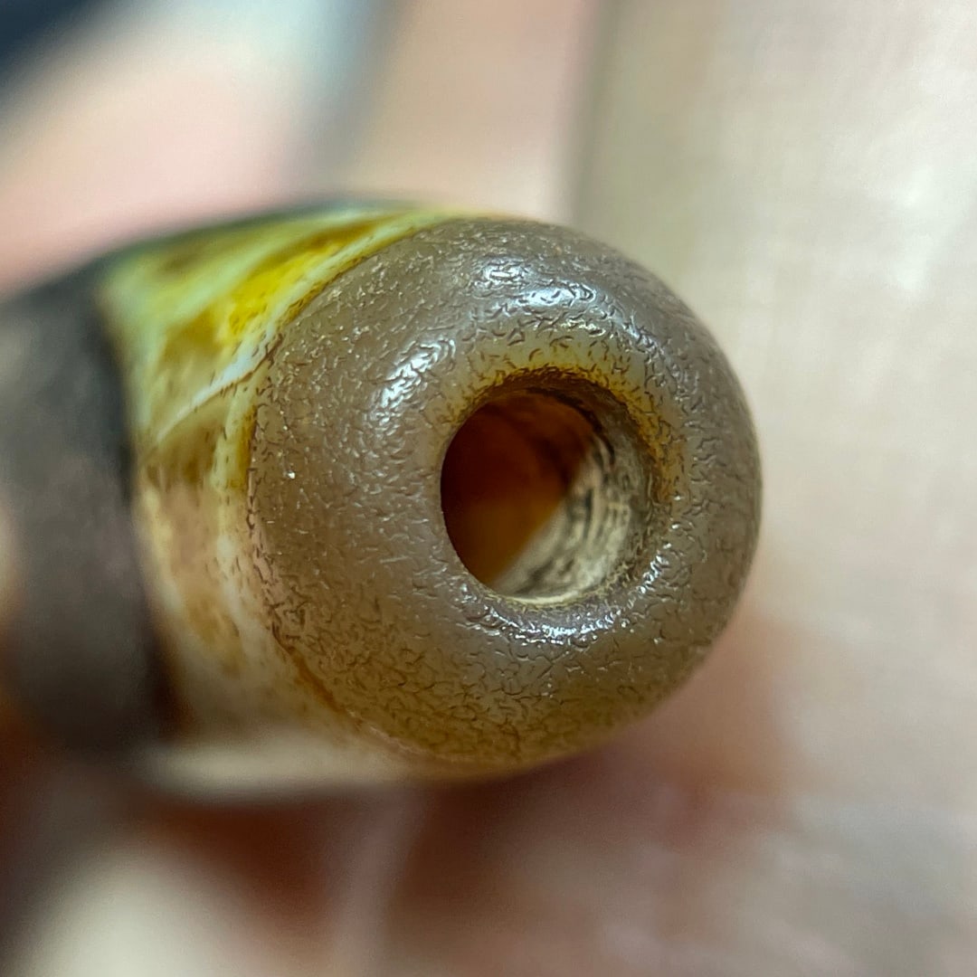 A Exquisite Tiger Tooth Dzi bead - 6
