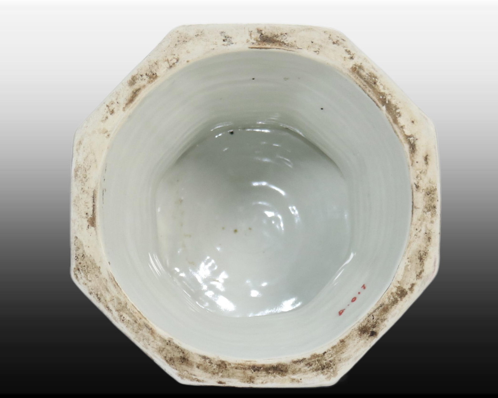 A Exquisite Blue and White Flower Pattern Candlestick - 6