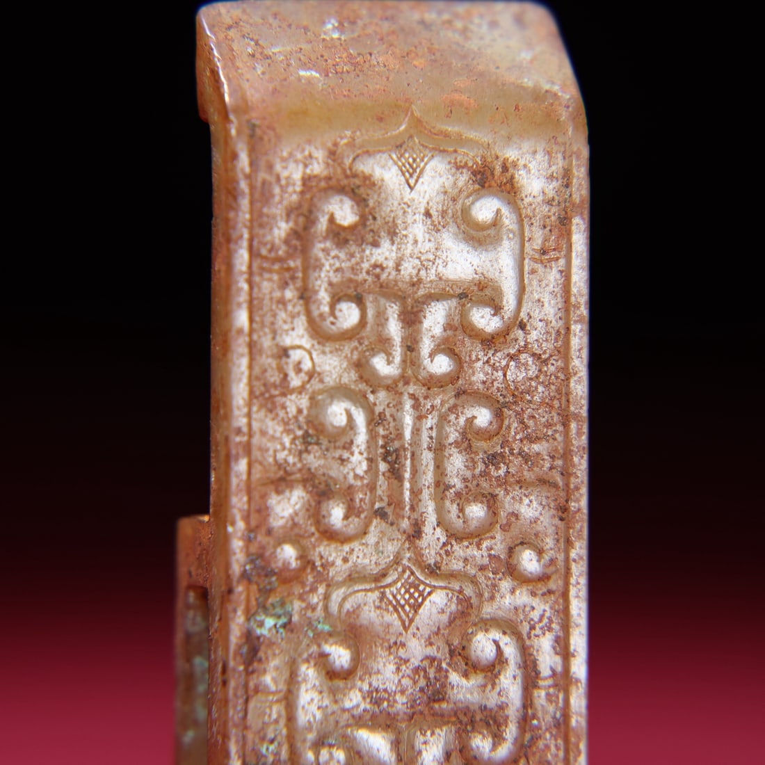 A Exquisite Hetian Jade Sword Decoration - 6