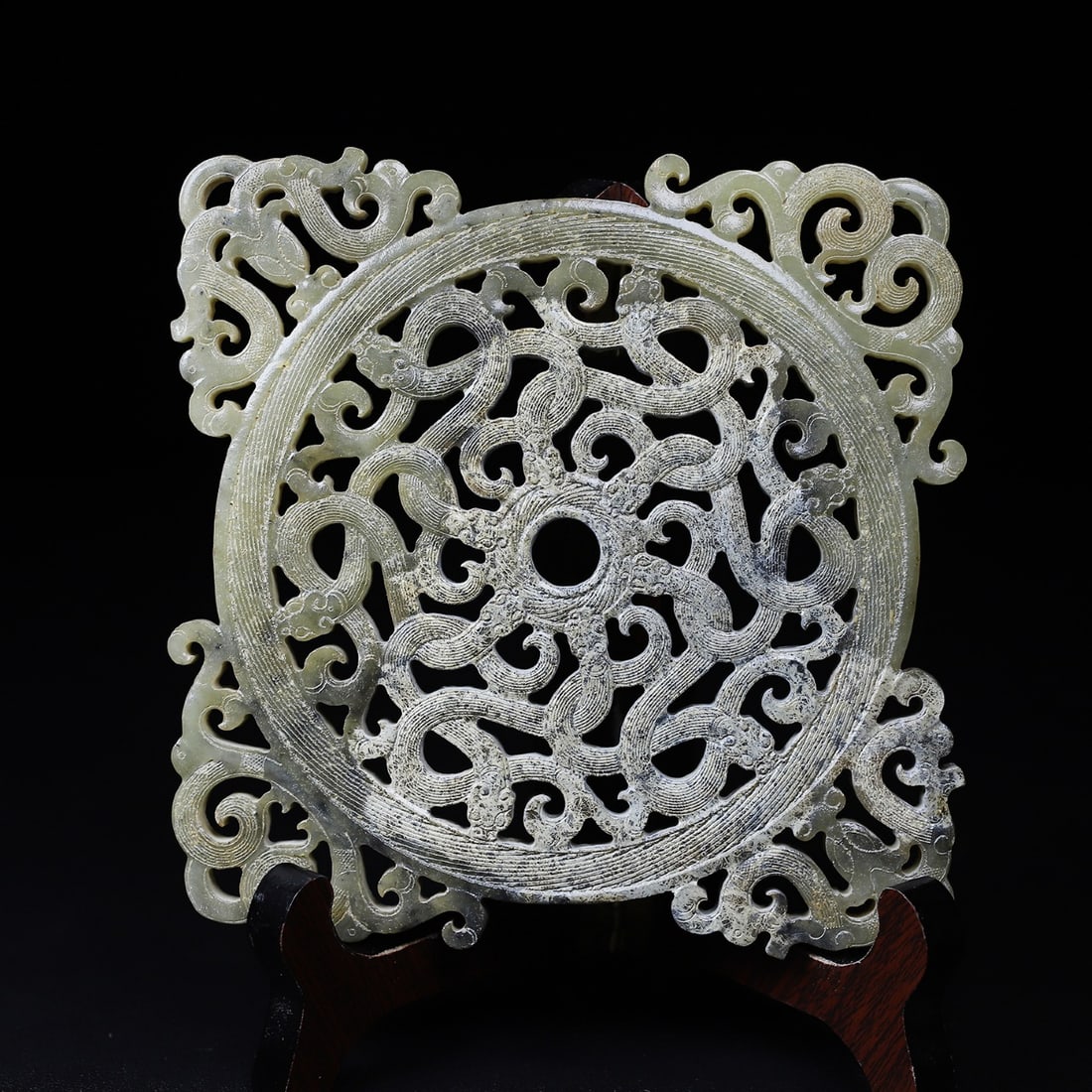 A Exquisite Hotan Jade Dragon Pattern Jade Pendant - 7
