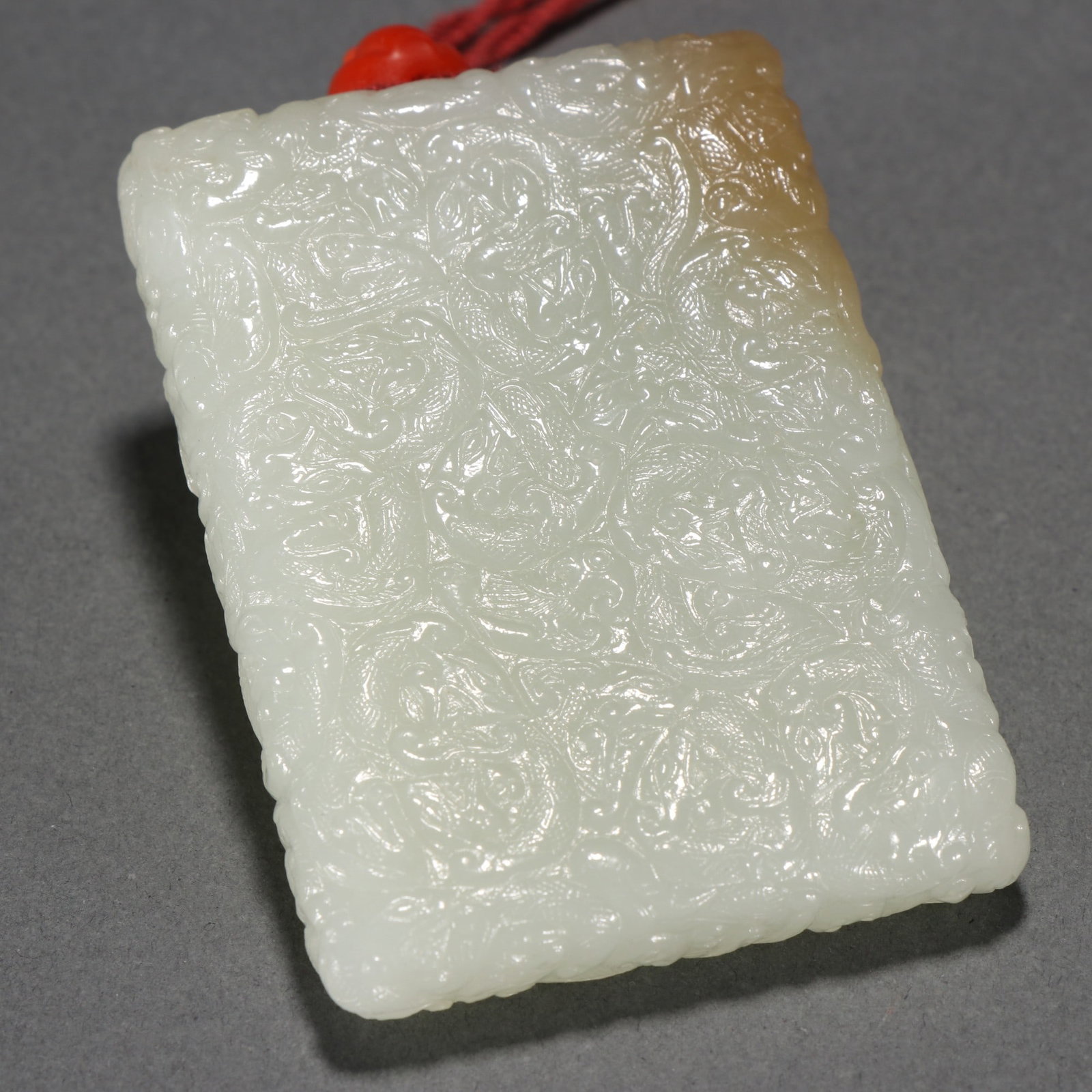 A Exquisite Hotan Jade Dragon Pattern Jade Pendant - 8