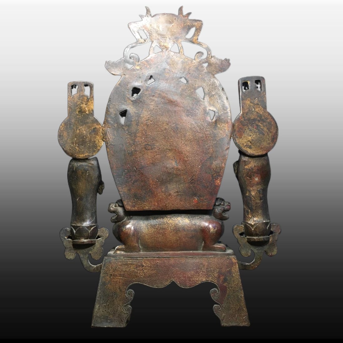 A Exquisite Copper Buddha Statue Ornament - 5