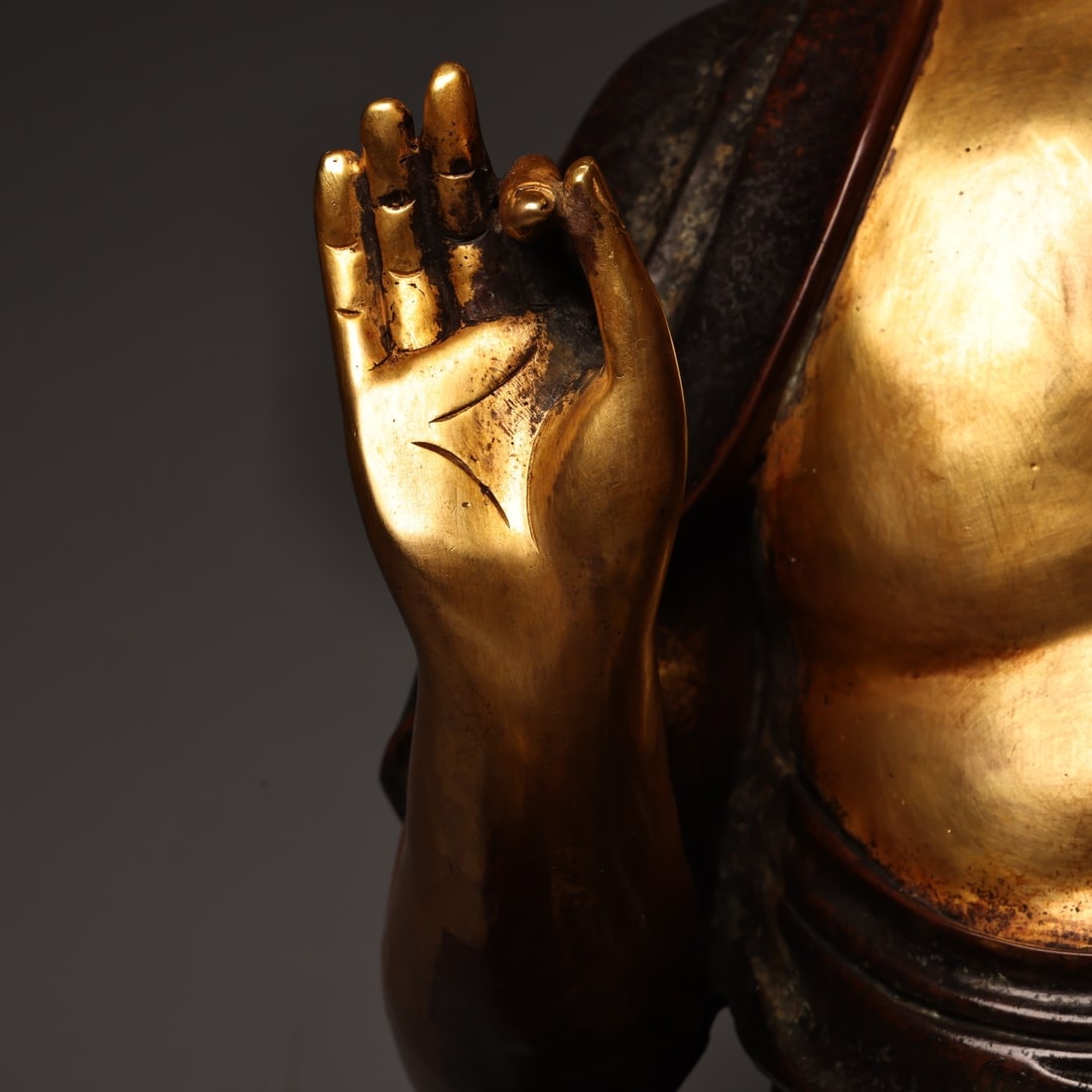A Exquisite Gilt Bronze Buddha statue - 5