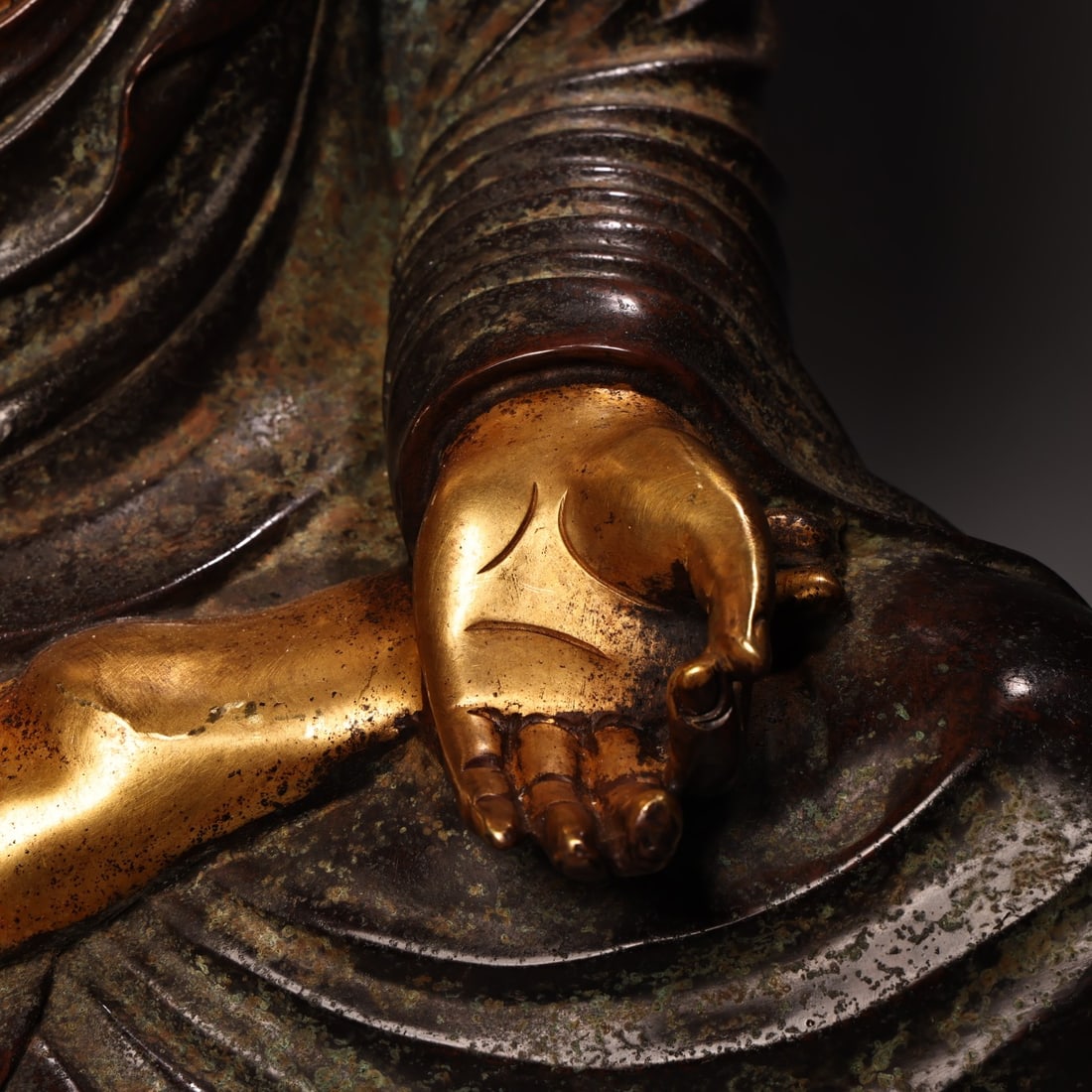 A Exquisite Gilt Bronze Buddha statue - 7