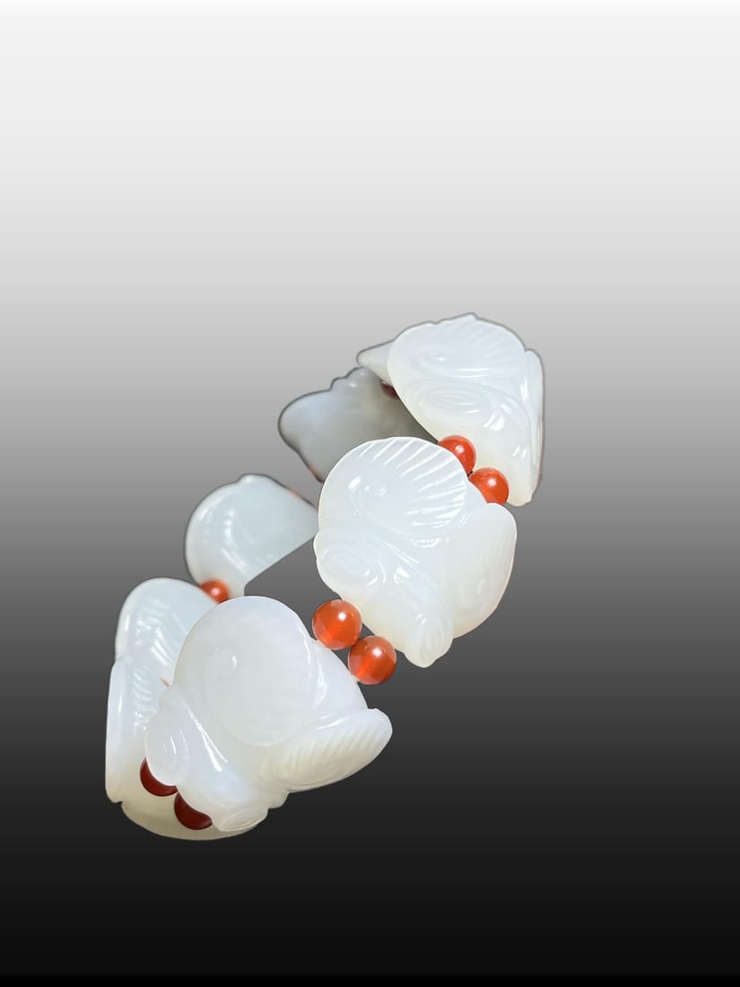 A Exquisite Hotan Jade Bracelets - 5