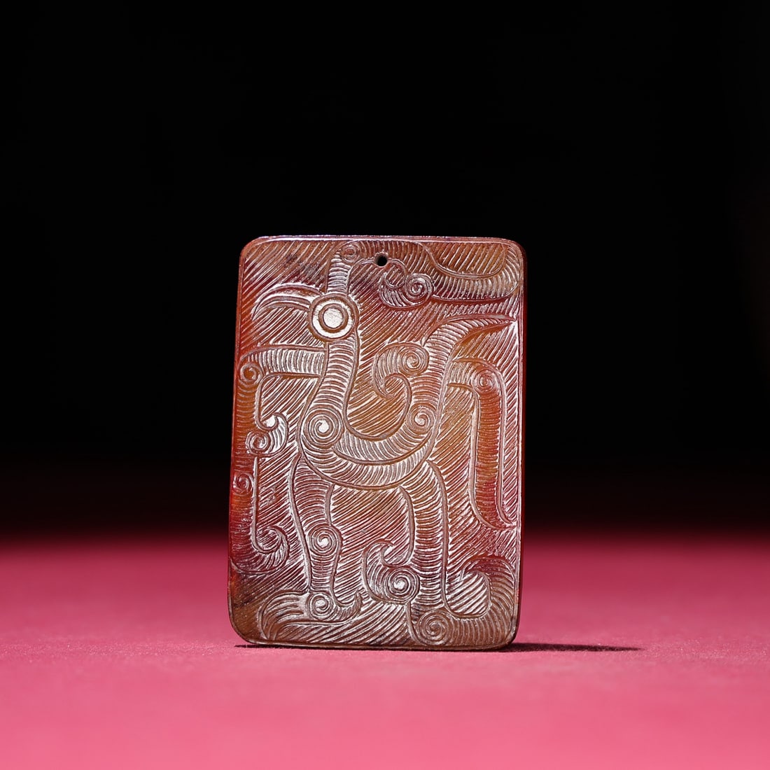 A Exquisite Hetian Jade Tortoise Pattern Brand - 2