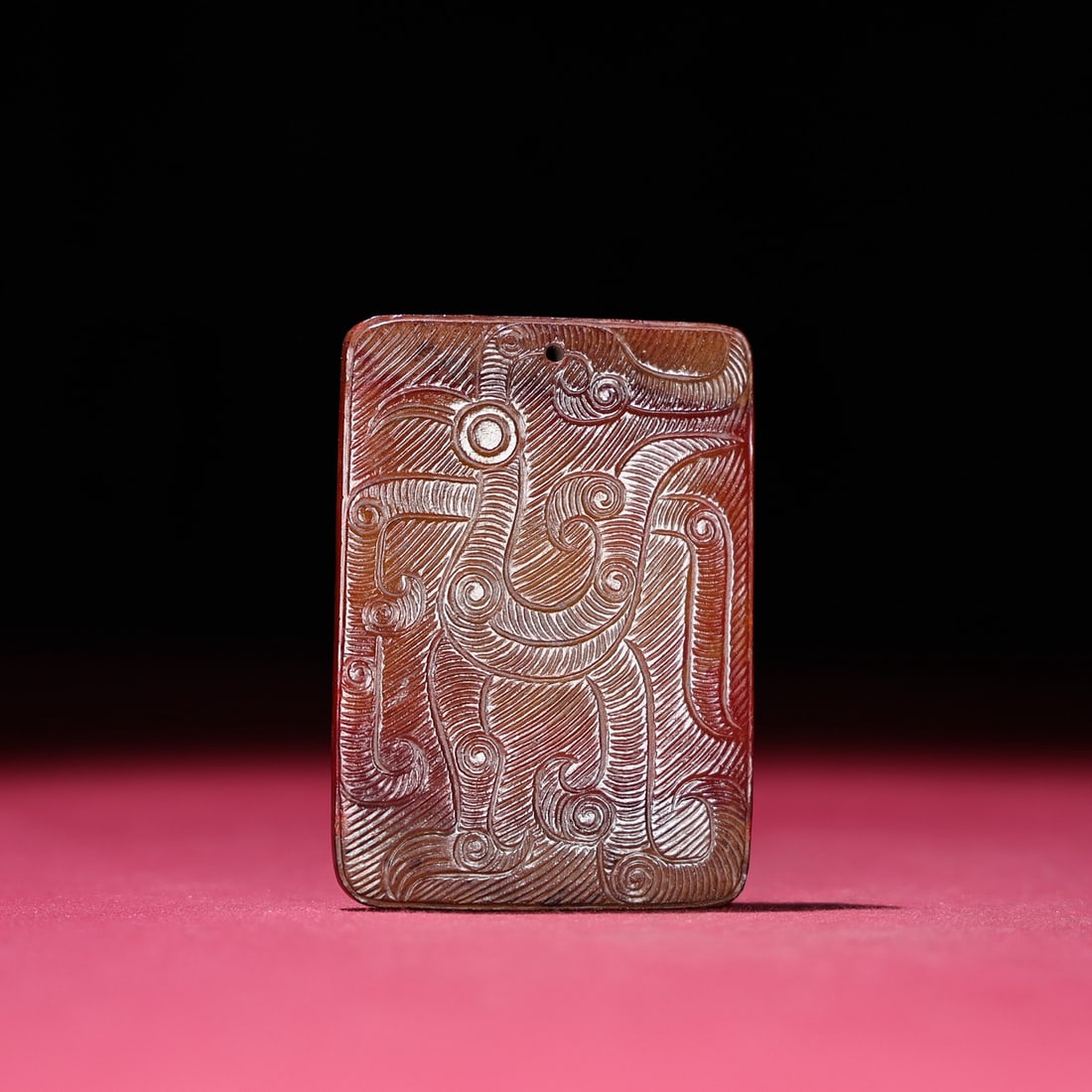 A Exquisite Hetian Jade Tortoise Pattern Brand - 6