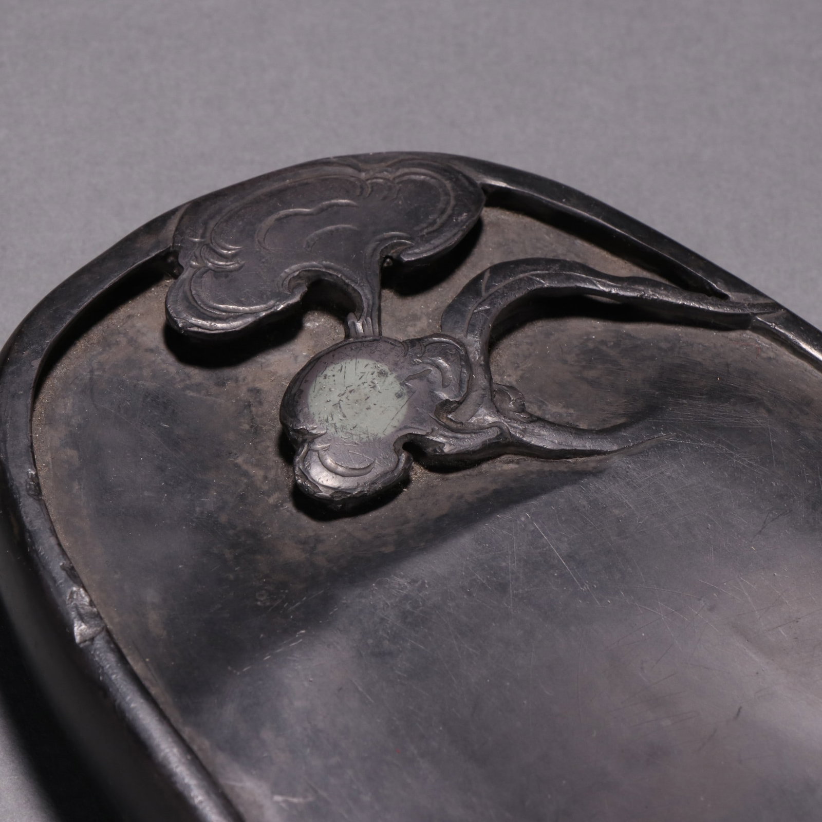 A Exquisite Ganoderma lucidum Pattern Inkstone - 3