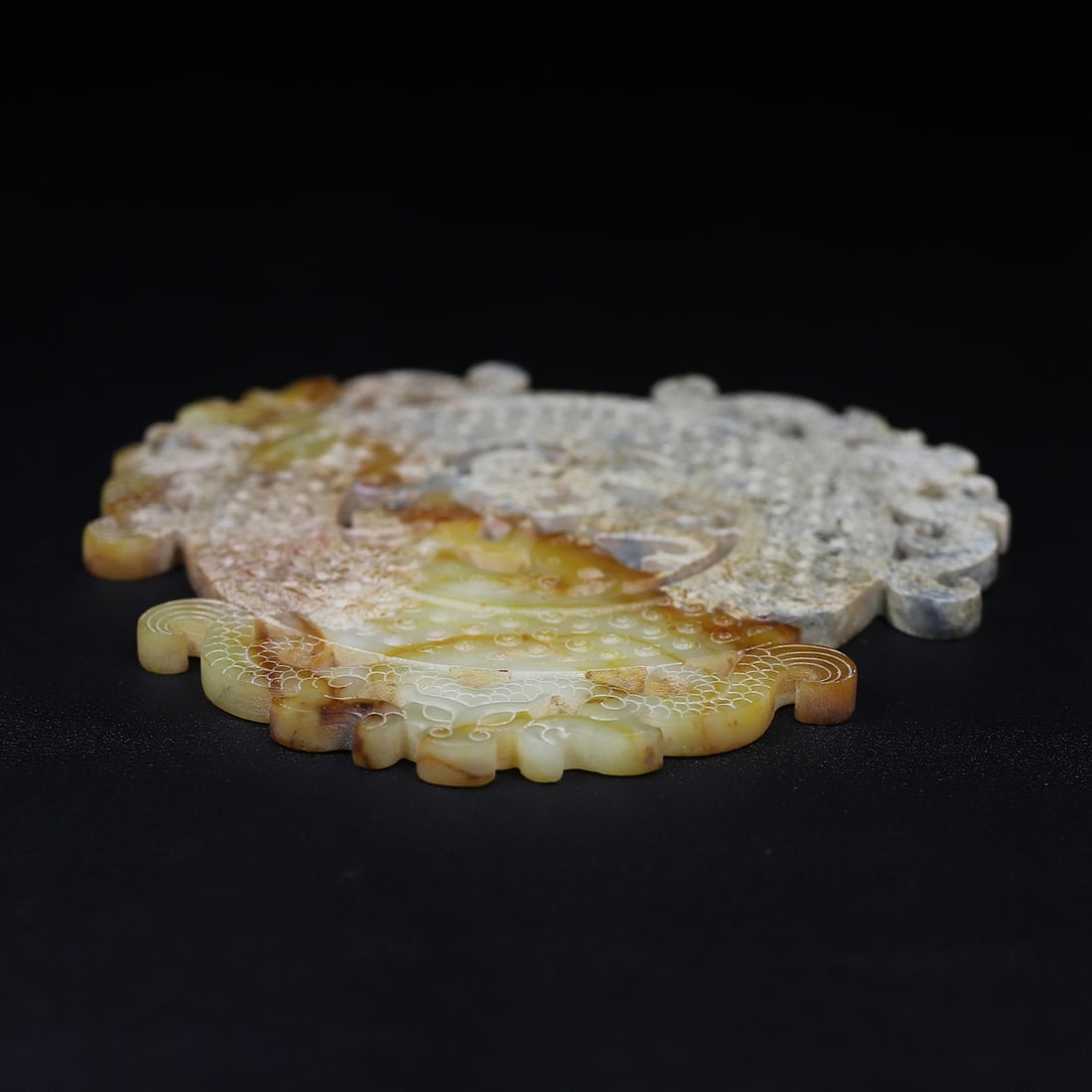A Exquisite Hotan Jade Dragon Pattern Jade Pendant - 10