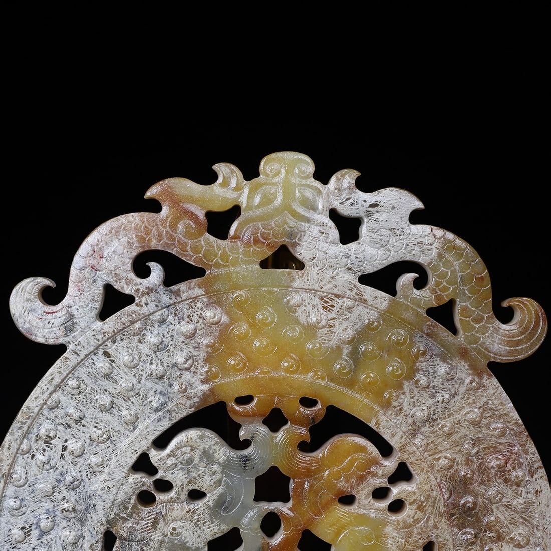 A Exquisite Hotan Jade Dragon Pattern Jade Pendant - 2