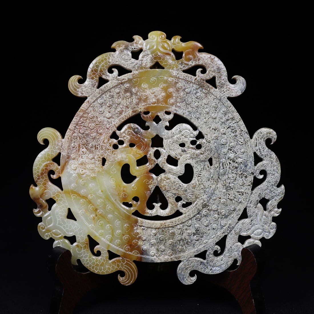 A Exquisite Hotan Jade Dragon Pattern Jade Pendant - 6