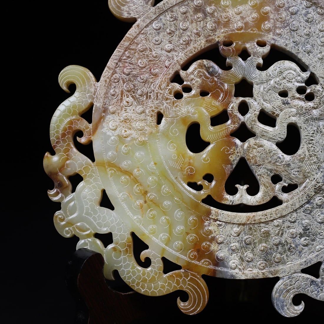 A Exquisite Hotan Jade Dragon Pattern Jade Pendant - 8