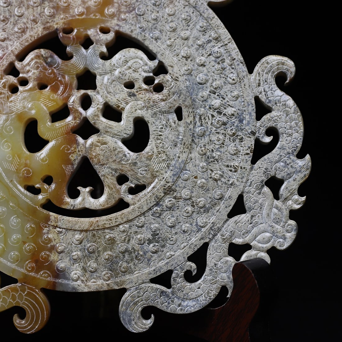 A Exquisite Hotan Jade Dragon Pattern Jade Pendant - 9
