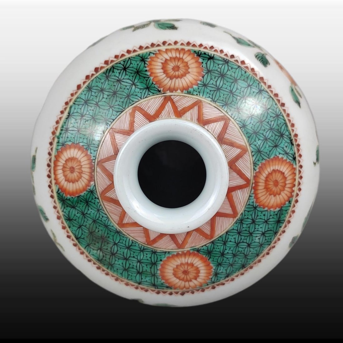 Wucai Dragon and Phoenix Pattern Vase - 3