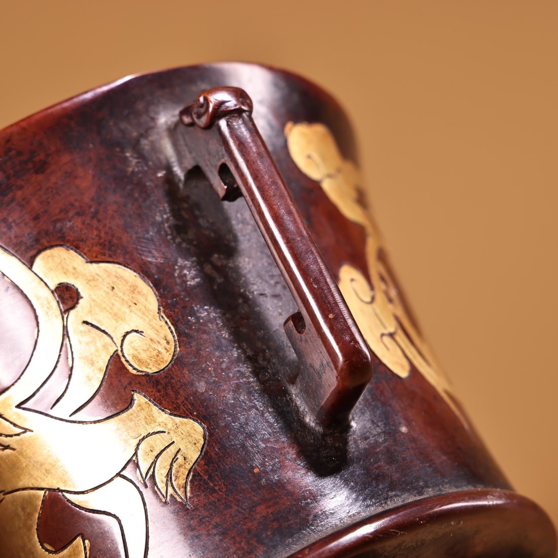 A Exquisite Gilt Bronze Dragon Pattern Censer - 12
