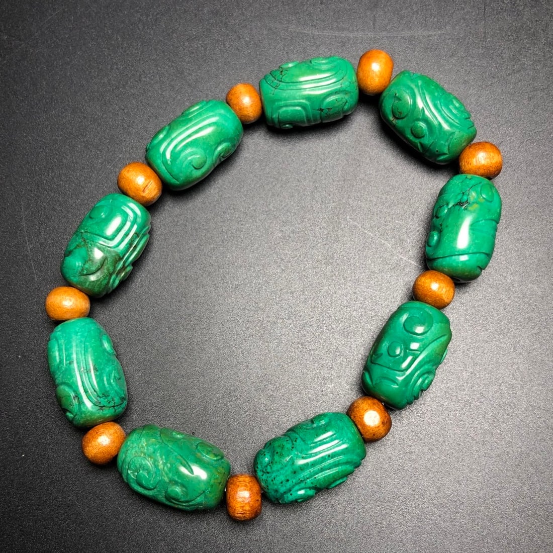A Exquisite Turquoise Flower Bracelets - 4