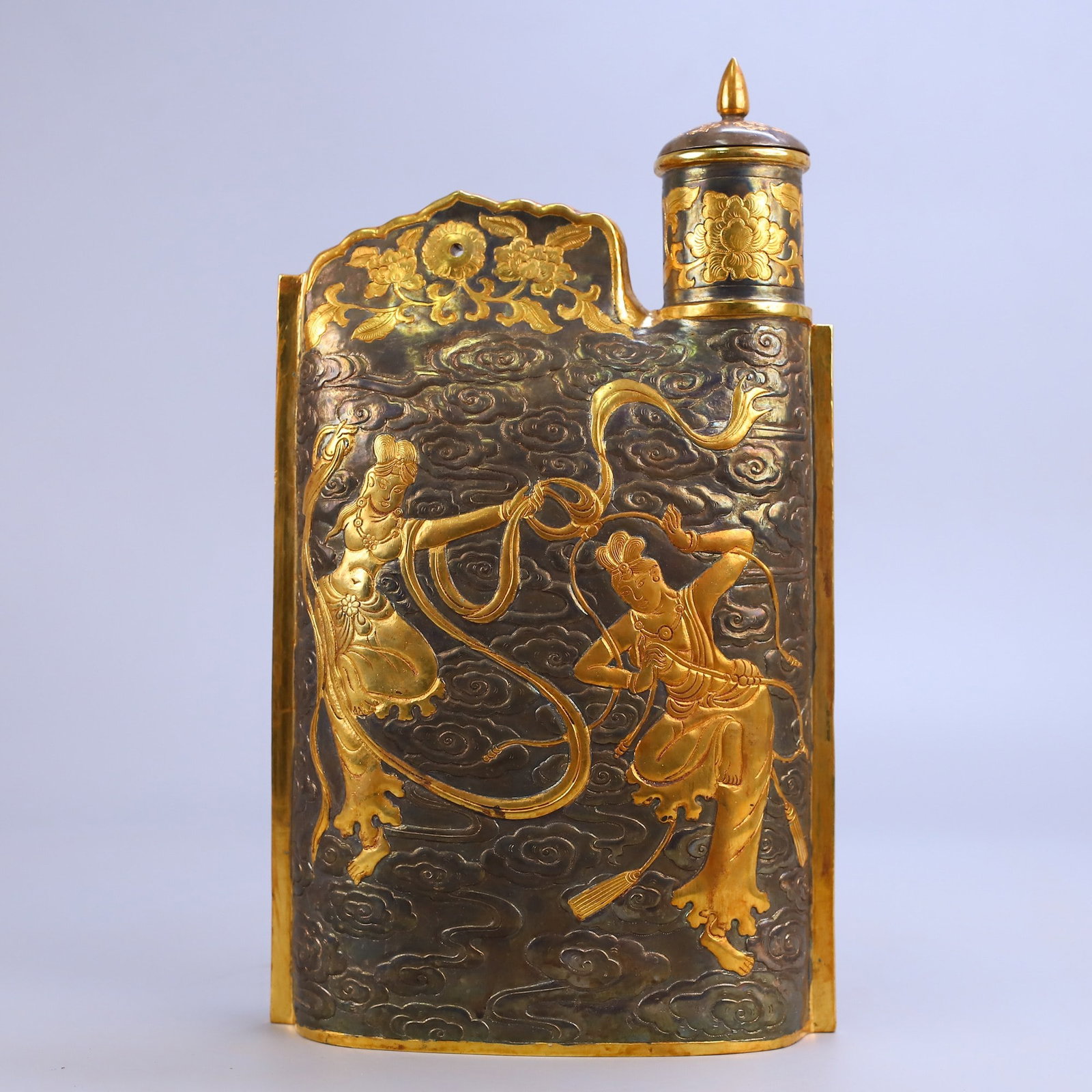 A Exquisite Gilt Bronze Figures Pattern Ewer - 3