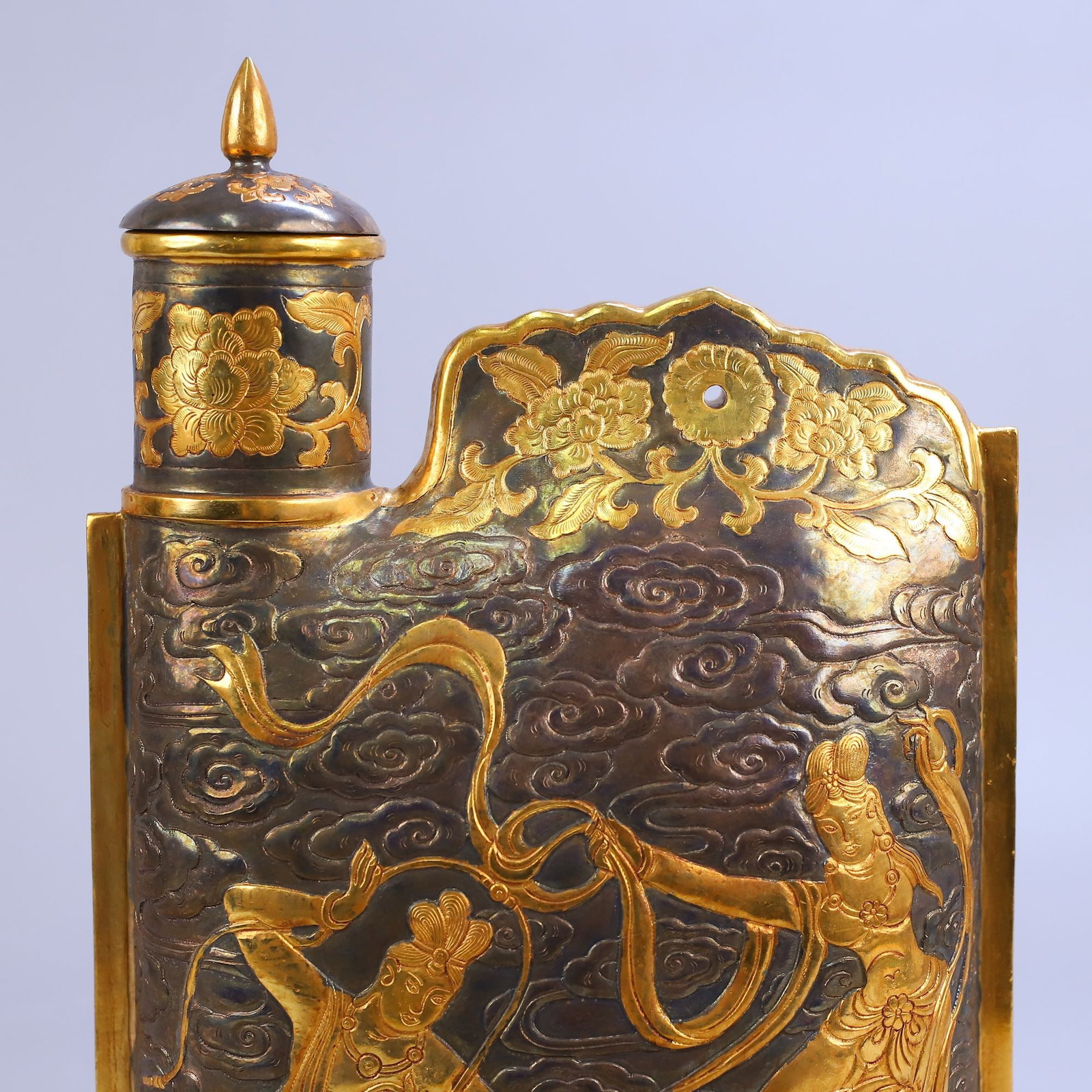 A Exquisite Gilt Bronze Figures Pattern Ewer - 7