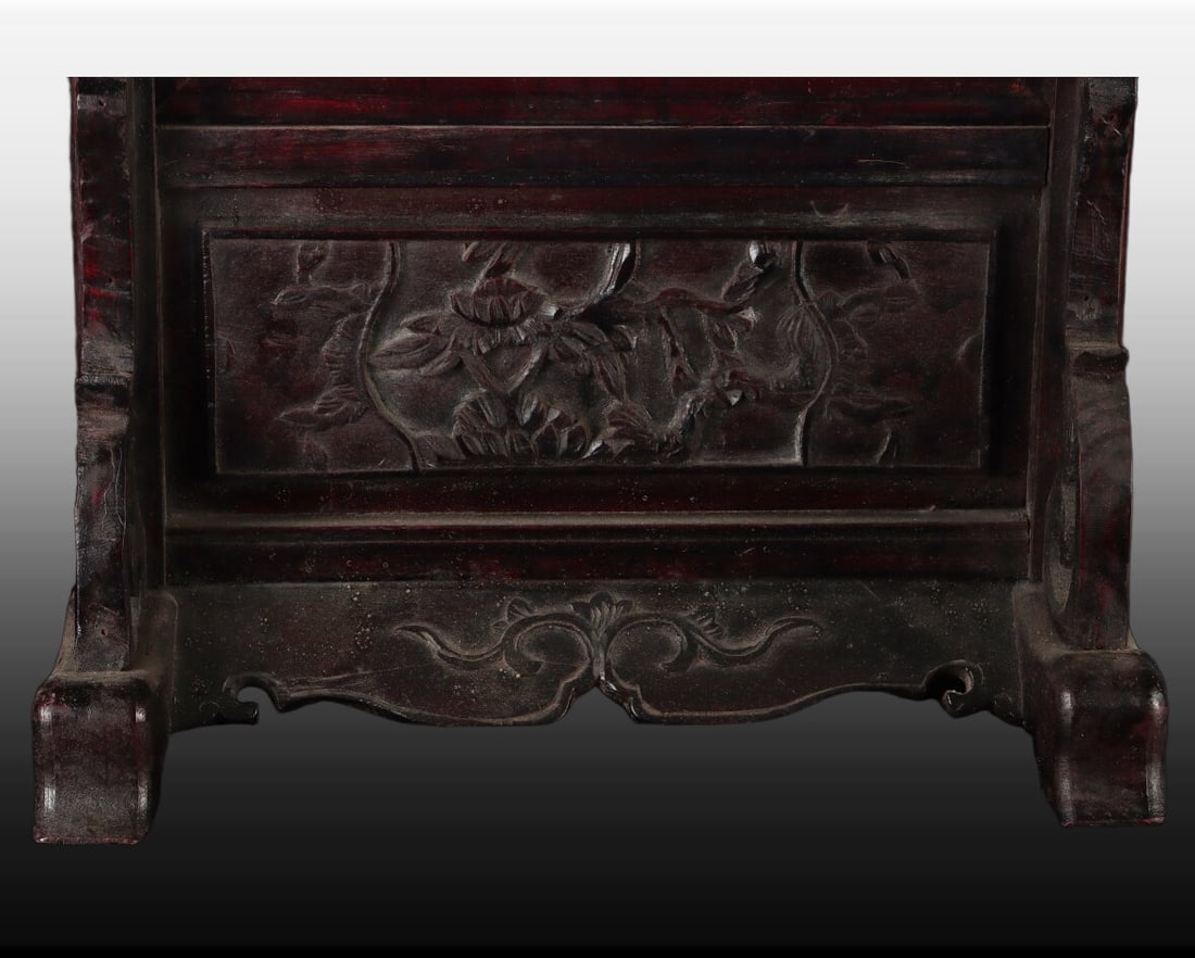 A Exquisite Famille-Rose Crane Pattern Screen - 6
