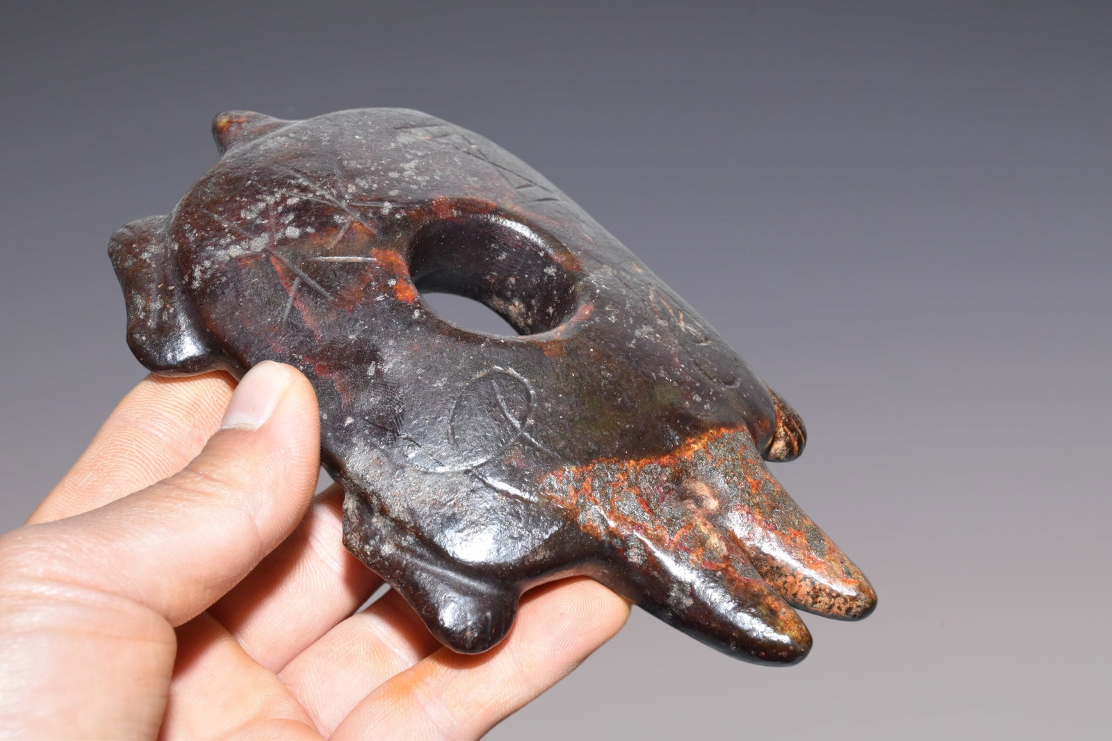 An Exquisite Hemo Jade Turtle - 3