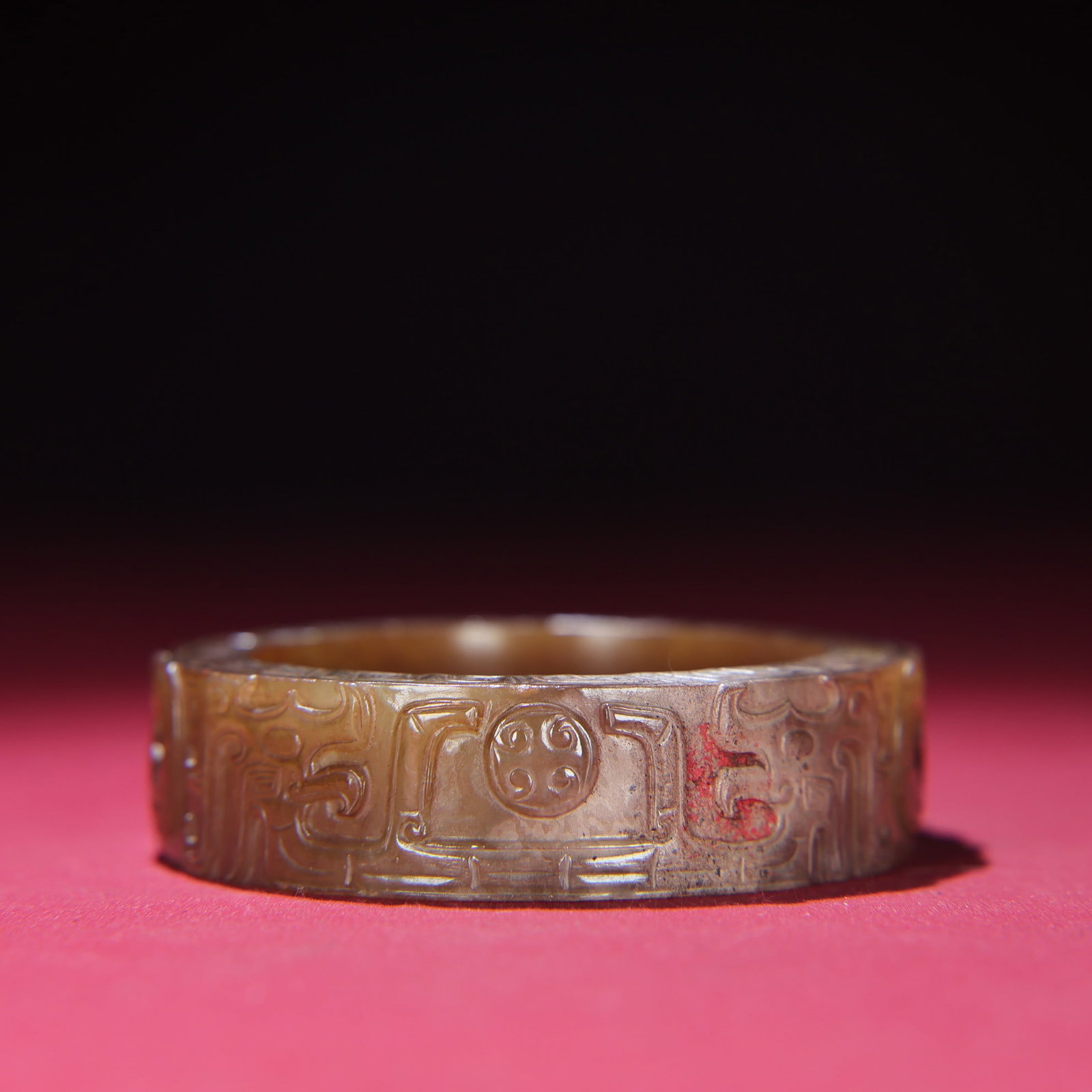 An Exquisite White Jade Dragon Pattern Bracelets - 5