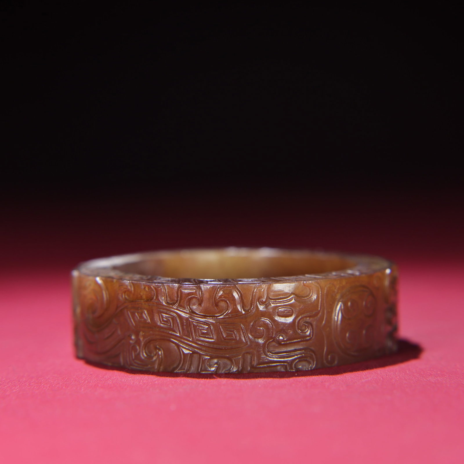 An Exquisite White Jade Dragon Pattern Bracelets - 6