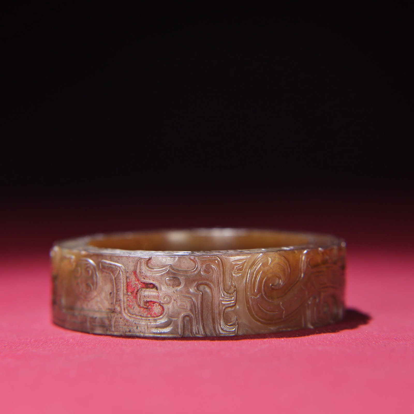 An Exquisite White Jade Dragon Pattern Bracelets - 8