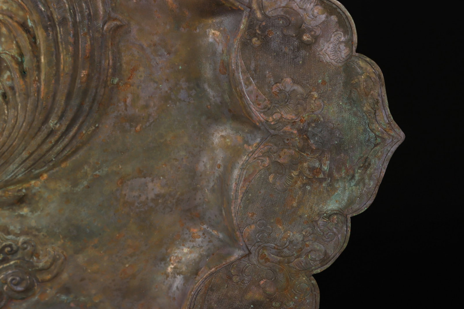 An Exquisite Silver Phoenix Pattern Plate - 6