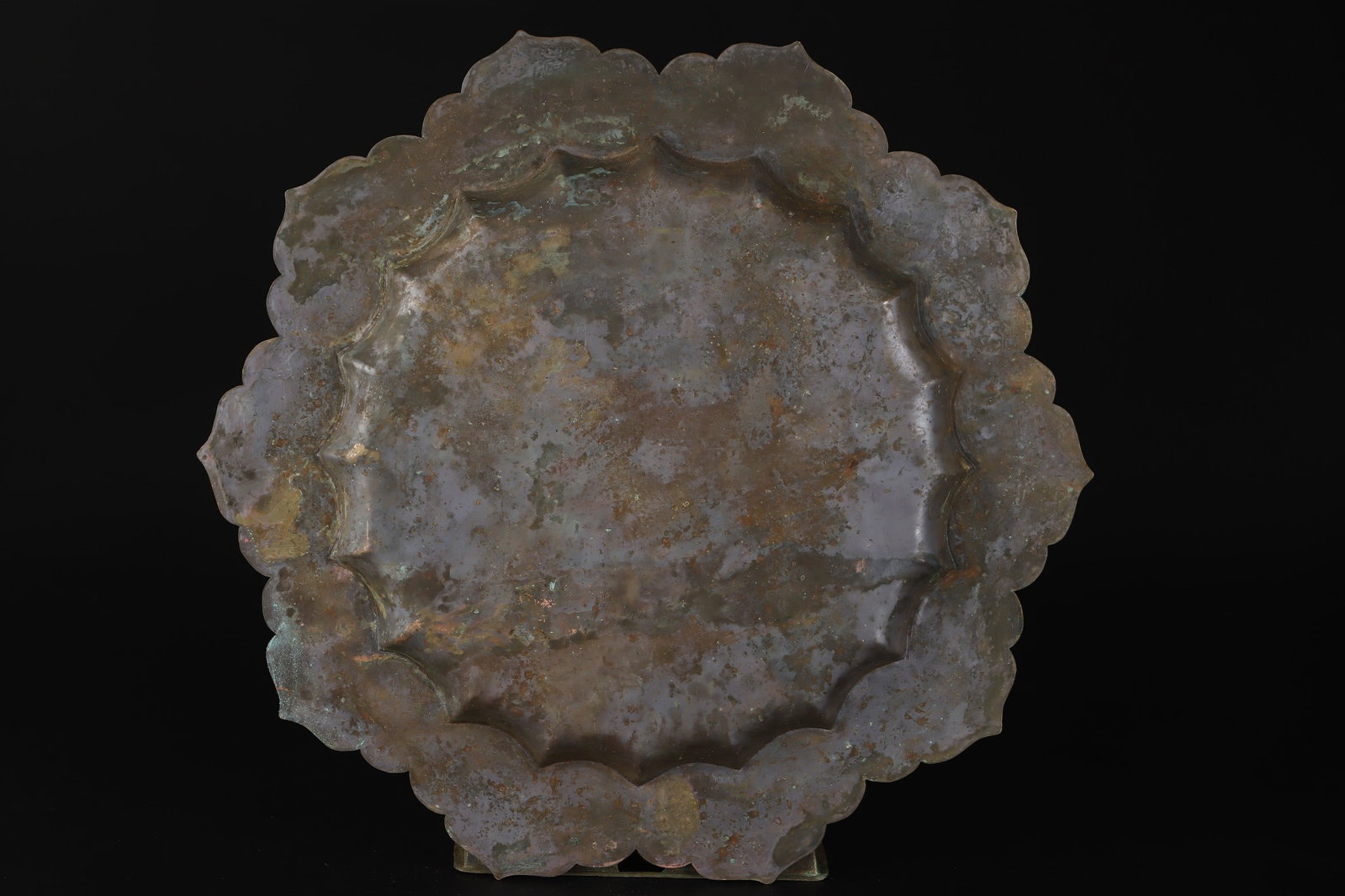 An Exquisite Silver Phoenix Pattern Plate - 9