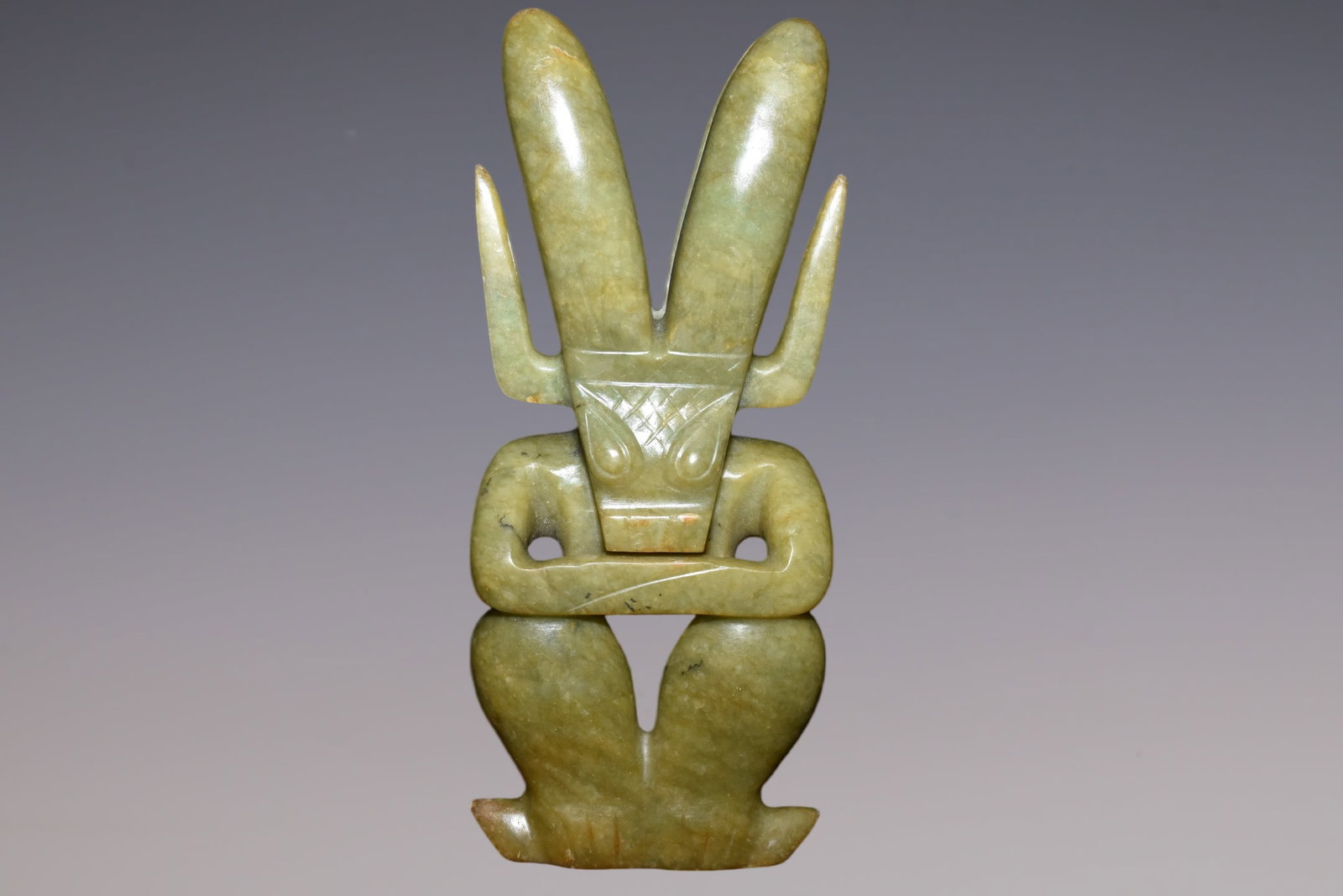 An Exquisite Hemo Jade Figure (1 of 6)
