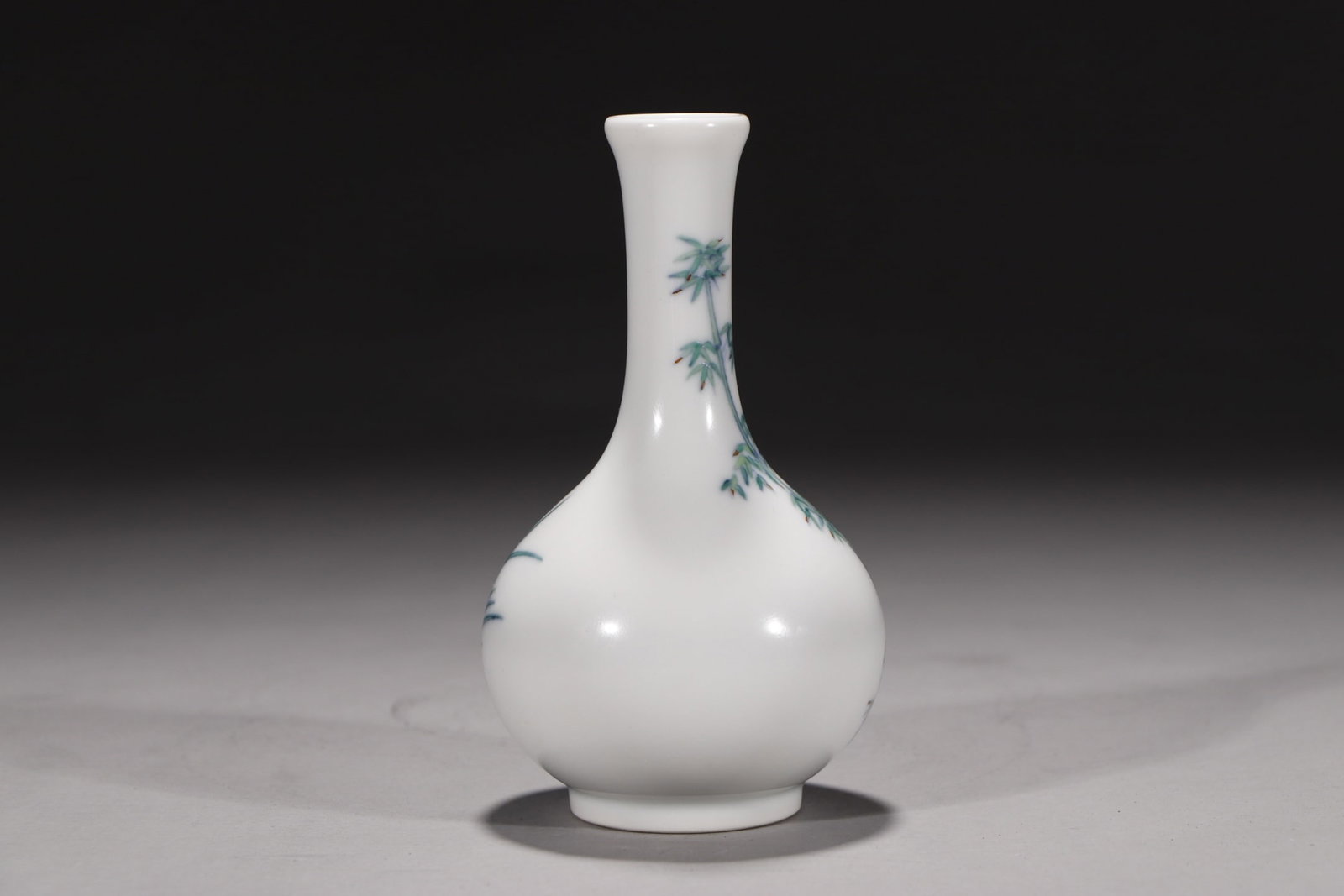 An Exquisite Doucai Bamboo Pattern Vase - 6