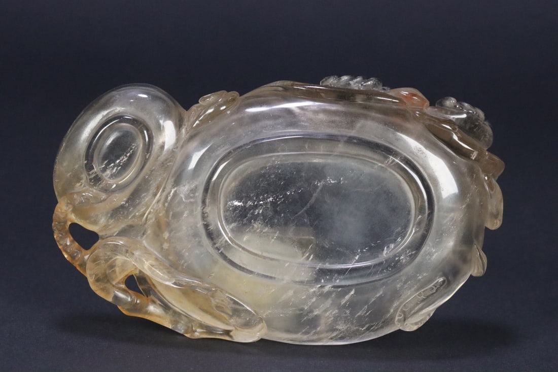 An Exquisite Crystal Crab Pattern Brush Washer - 6