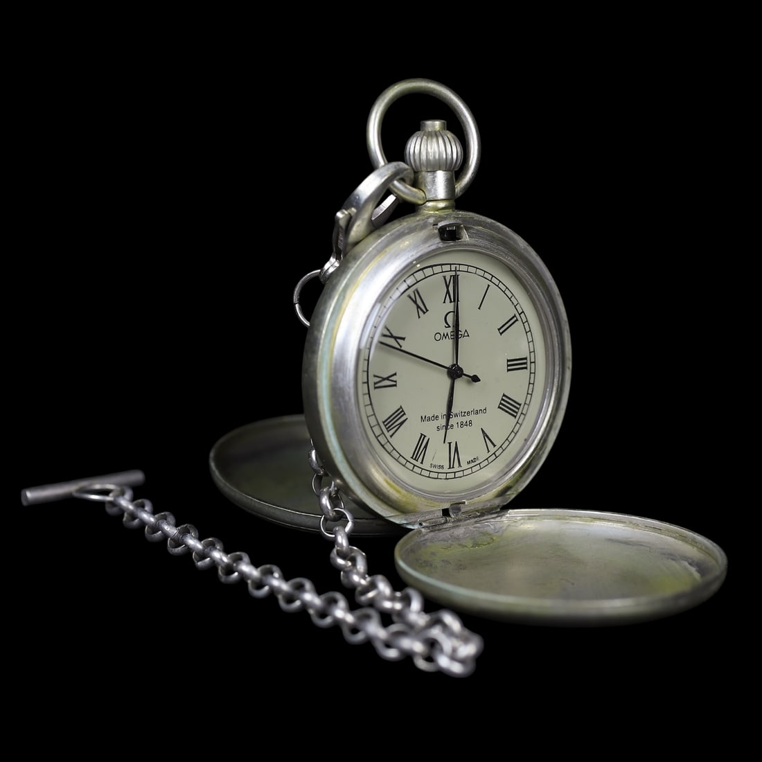 An Exquisite Silver Pocket watch - 4