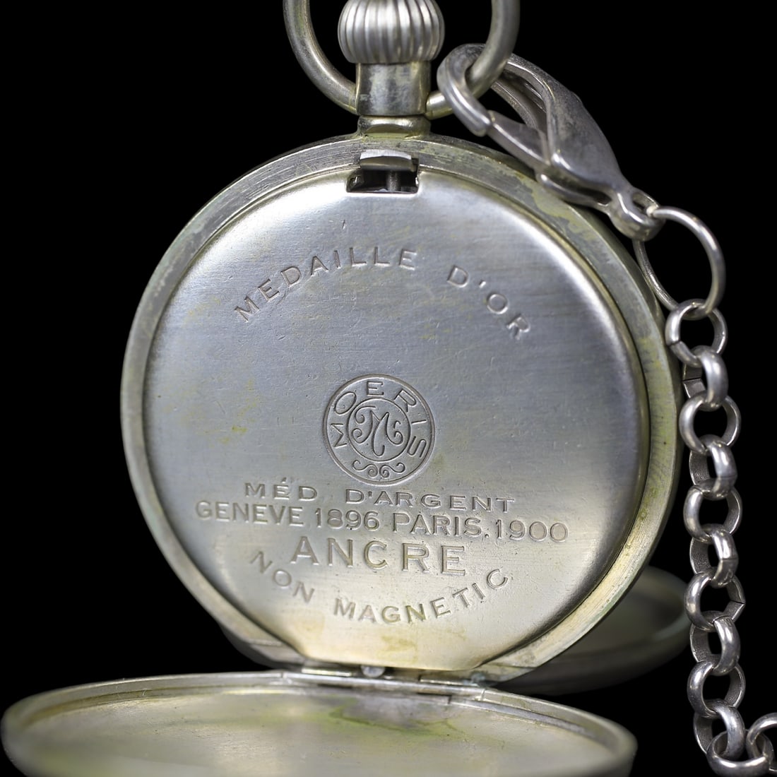 An Exquisite Silver Pocket watch - 8