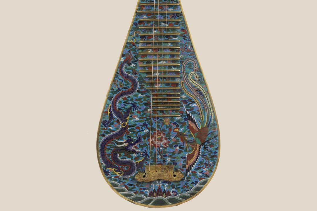 An Exquisite Cloisonne Dragon and Phoenix Pattern Flower Pattern Seawater Pattern Landscape Pattern - 5