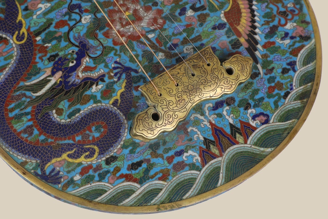 An Exquisite Cloisonne Dragon and Phoenix Pattern Flower Pattern Seawater Pattern Landscape Pattern - 7