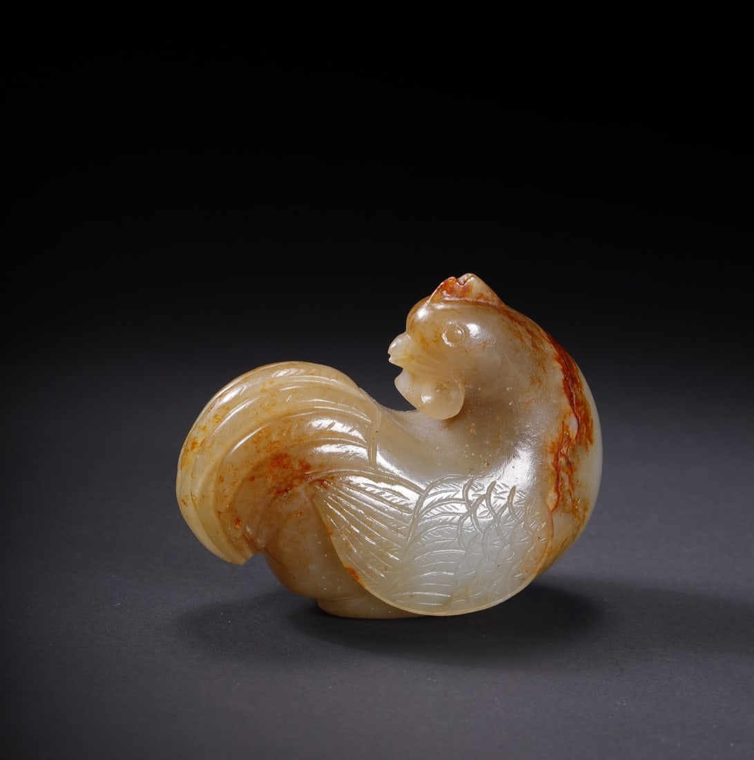 An Exquisite White Jade Rooster (1 of 9)