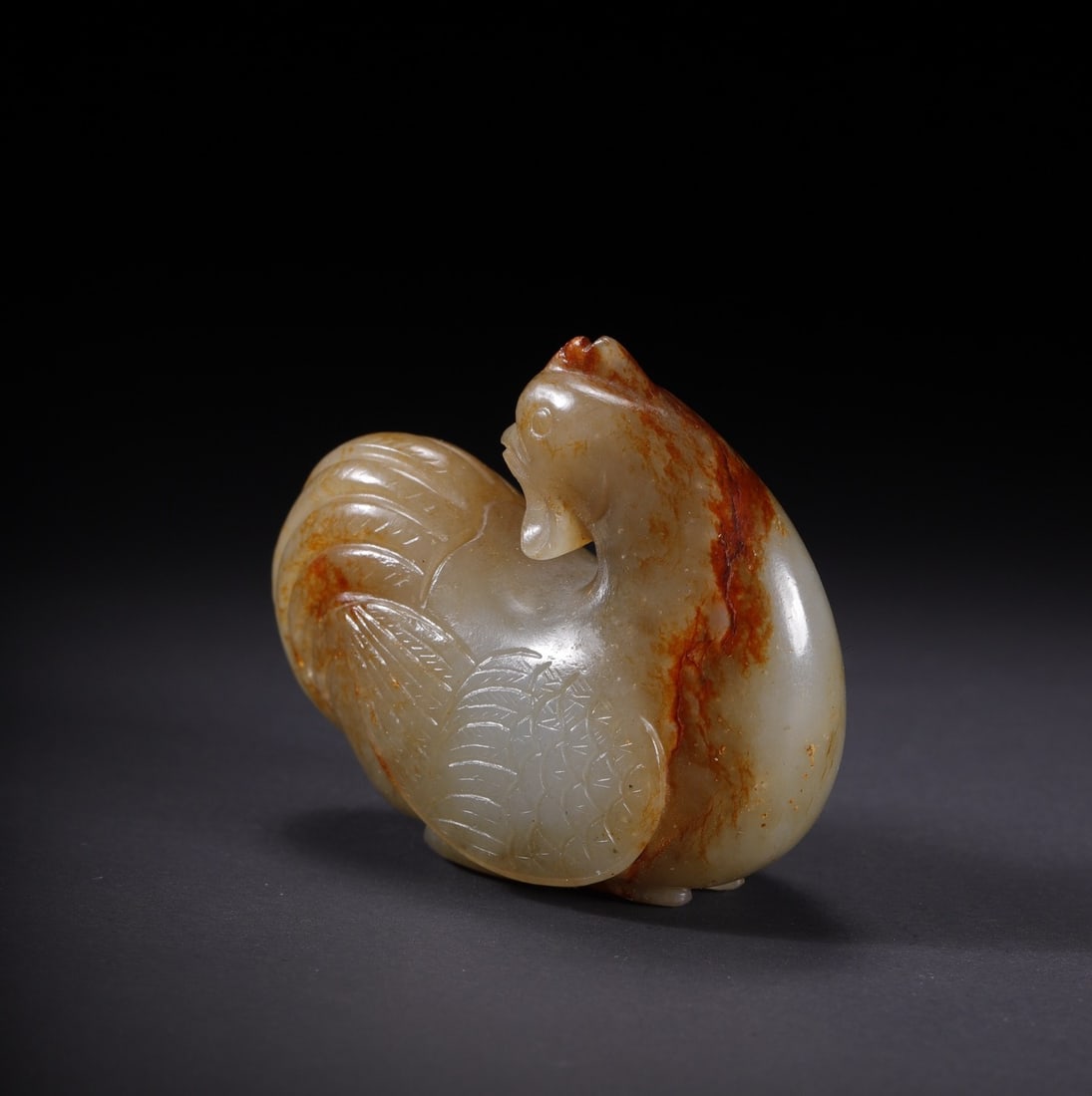 An Exquisite White Jade Rooster - 2