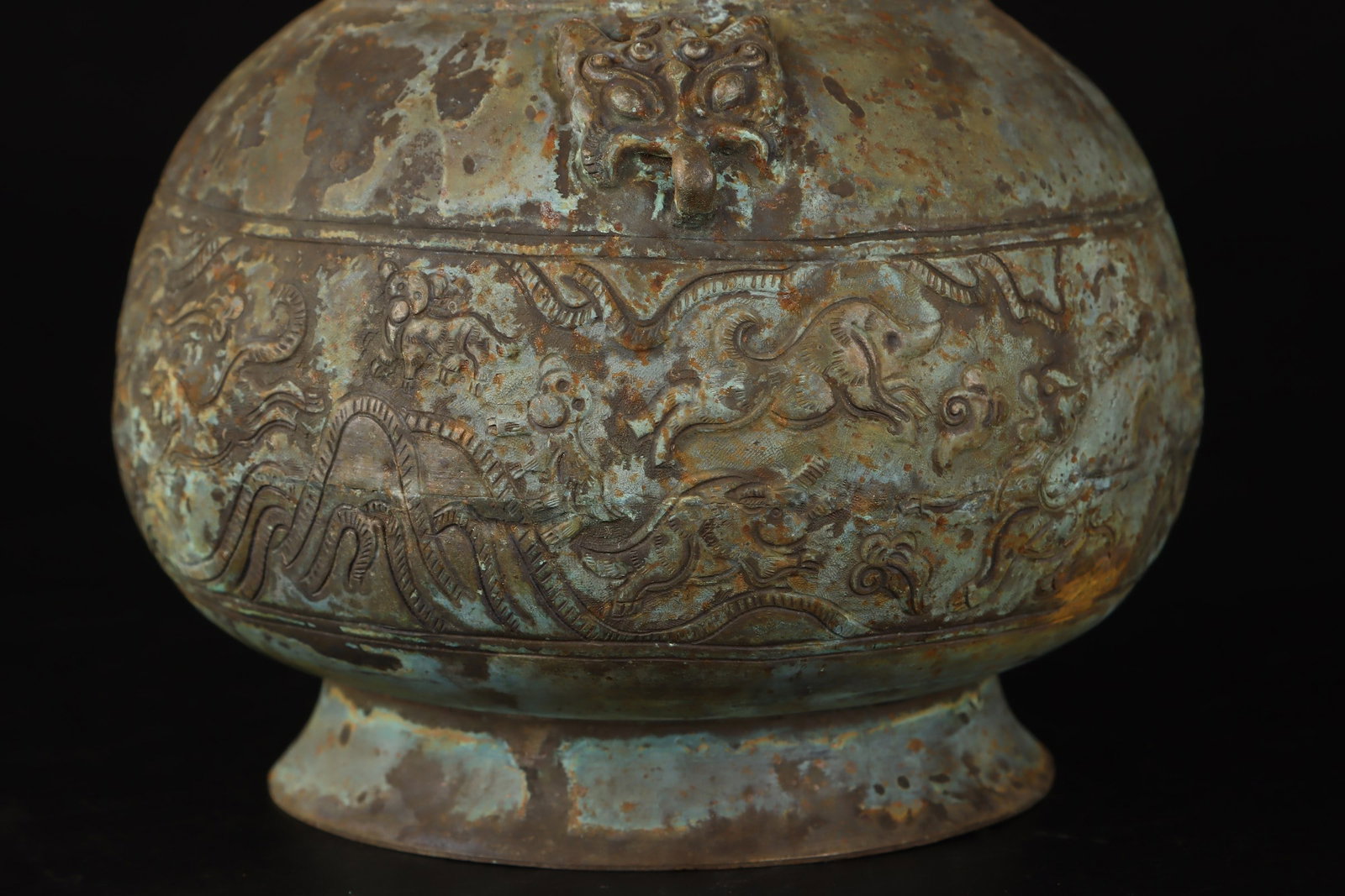 An Exquisite Silver Beast-Face Pattern Jar - 7