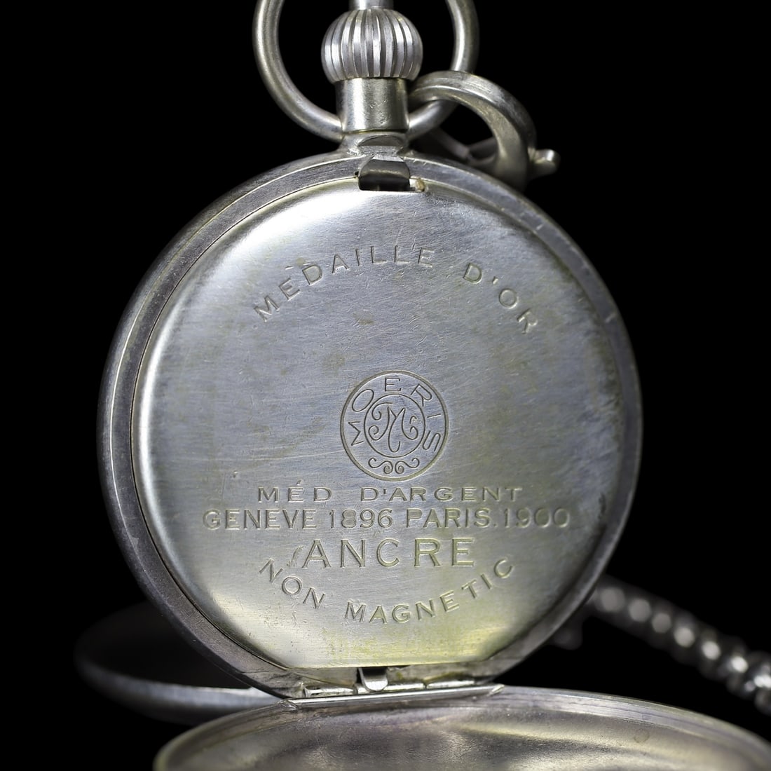 An Exquisite Silver Lotus Pattern Pocket watch - 8