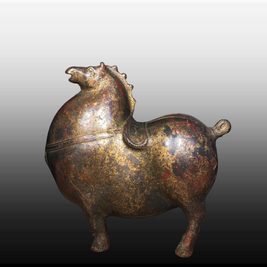 A Exquisite Copper Horse Ornament (1 of 9)
